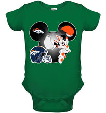 Load image into Gallery viewer, Denver Broncos Minnie cheerleader shirt
