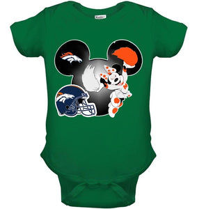 Denver Broncos Minnie cheerleader shirt