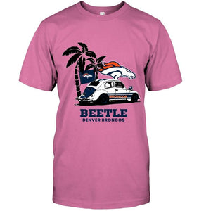 Beetle Denver Broncos on beach shirt