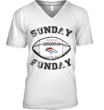 Load image into Gallery viewer, Sunday funday Denver Broncos lover shirt
