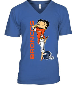 Denver Broncos betty boop fan shirt