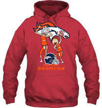 Load image into Gallery viewer, Denver Broncos Rick and morty fan shirt
