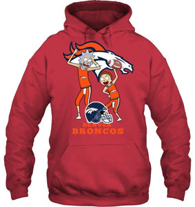 Denver Broncos Rick and morty fan shirt