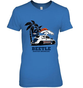 Beetle Denver Broncos on beach shirt