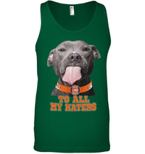 Load image into Gallery viewer, Denver Broncos to all my haters pitbull shirt
