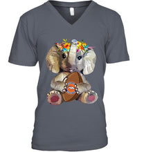 Load image into Gallery viewer, Elephant loves Denver Broncos shirt
