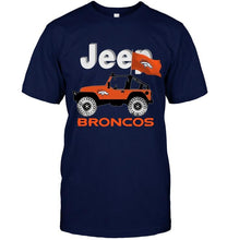 Load image into Gallery viewer, Jeep Denver Broncos fan hoodie
