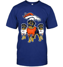Load image into Gallery viewer, Denver Broncos Rottweilers fan hoodie
