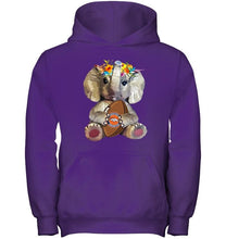 Load image into Gallery viewer, Elephant loves Denver Broncos shirt
