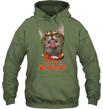 Load image into Gallery viewer, Denver Broncos cat to all my haters shirt
