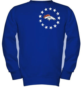 Denver Broncos american star flag shirt