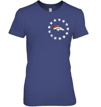 Load image into Gallery viewer, Denver Broncos american star flag shirt
