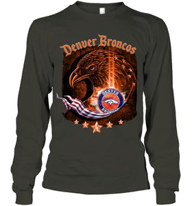 denver broncos eagle american flag shirt
