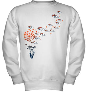 Denver Broncos dandelion shirt