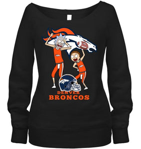 Denver Broncos Rick and morty fan shirt