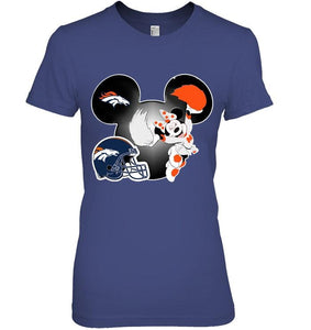 Denver Broncos Minnie cheerleader shirt