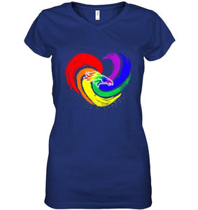 Denver Broncos lgbt tornado heart shirt