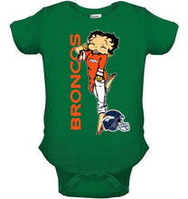 Load image into Gallery viewer, Denver Broncos betty boop fan shirt
