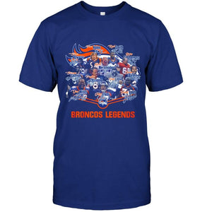 Denver broncos legends signed shirt