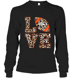 Love Denver Broncos panther pattern shirt