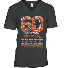 Load image into Gallery viewer, 60 years of denver broncos signed shirt
