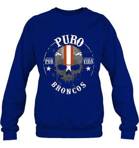 Puro Denver Broncos por vida fan shirt