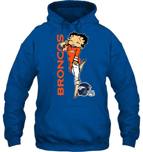 Denver Broncos betty boop fan shirt