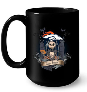 Denver Broncos Jack Skellington shirt