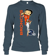 Load image into Gallery viewer, Denver Broncos betty boop fan shirt
