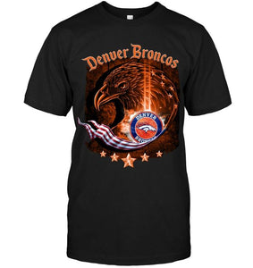 denver broncos eagle american flag shirt