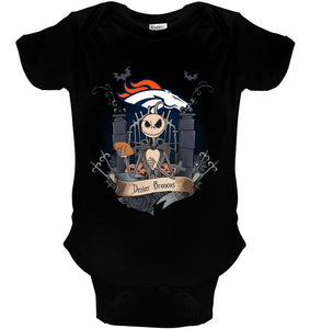 Denver Broncos Jack Skellington shirt