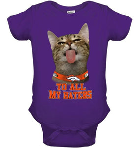 Denver Broncos cat to all my haters shirt