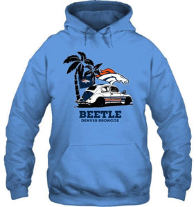 Beetle Denver Broncos on beach shirt