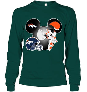 Denver Broncos Minnie cheerleader shirt