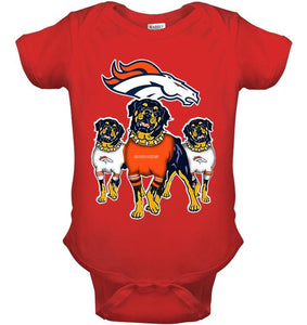 Denver Broncos Rottweilers fan hoodie