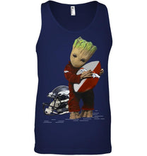 Load image into Gallery viewer, Groot loves Denver Broncos fan hoodie
