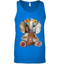 Load image into Gallery viewer, Elephant loves Denver Broncos shirt
