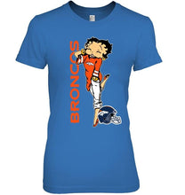 Load image into Gallery viewer, Denver Broncos betty boop fan shirt
