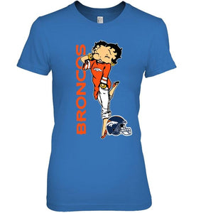 Denver Broncos betty boop fan shirt