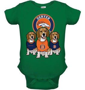 Denver Broncos Beagles fan shirt