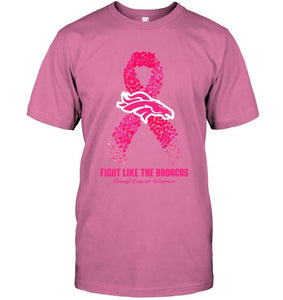 Denver Broncos fight like the Broncos br east cancer warrior shirt