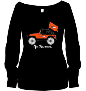 Go Denver Broncos Jeep shirt