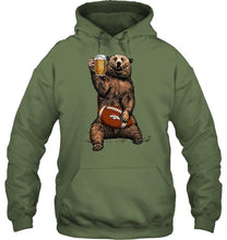 Load image into Gallery viewer, Denver Broncos Beer drinking bear shirt
