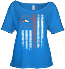 Load image into Gallery viewer, Denver Broncos american flag star shirt
