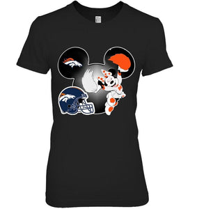 Denver Broncos Minnie cheerleader shirt