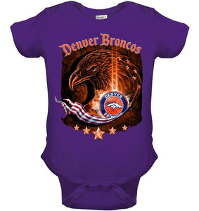 denver broncos eagle american flag shirt