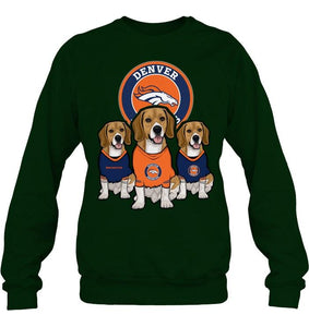 Denver Broncos Beagles fan shirt