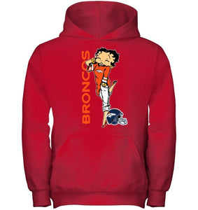 Denver Broncos betty boop fan shirt