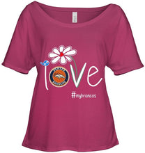 Load image into Gallery viewer, Love my Broncos Denver Broncos daisy fan shirt

