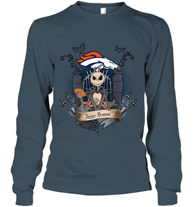 Denver Broncos Jack Skellington shirt